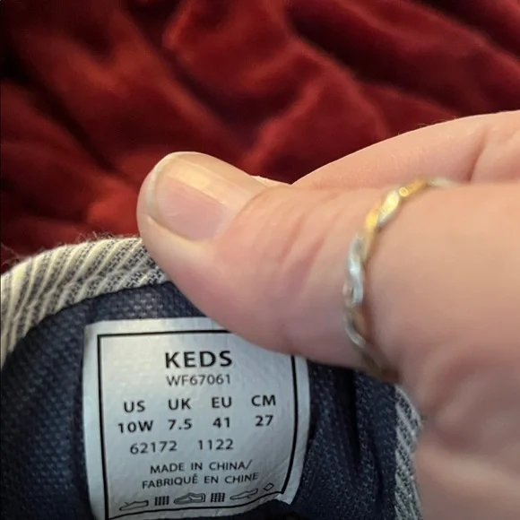 Keds Center III Striped Sneakers  10W - Picture 5 of 11